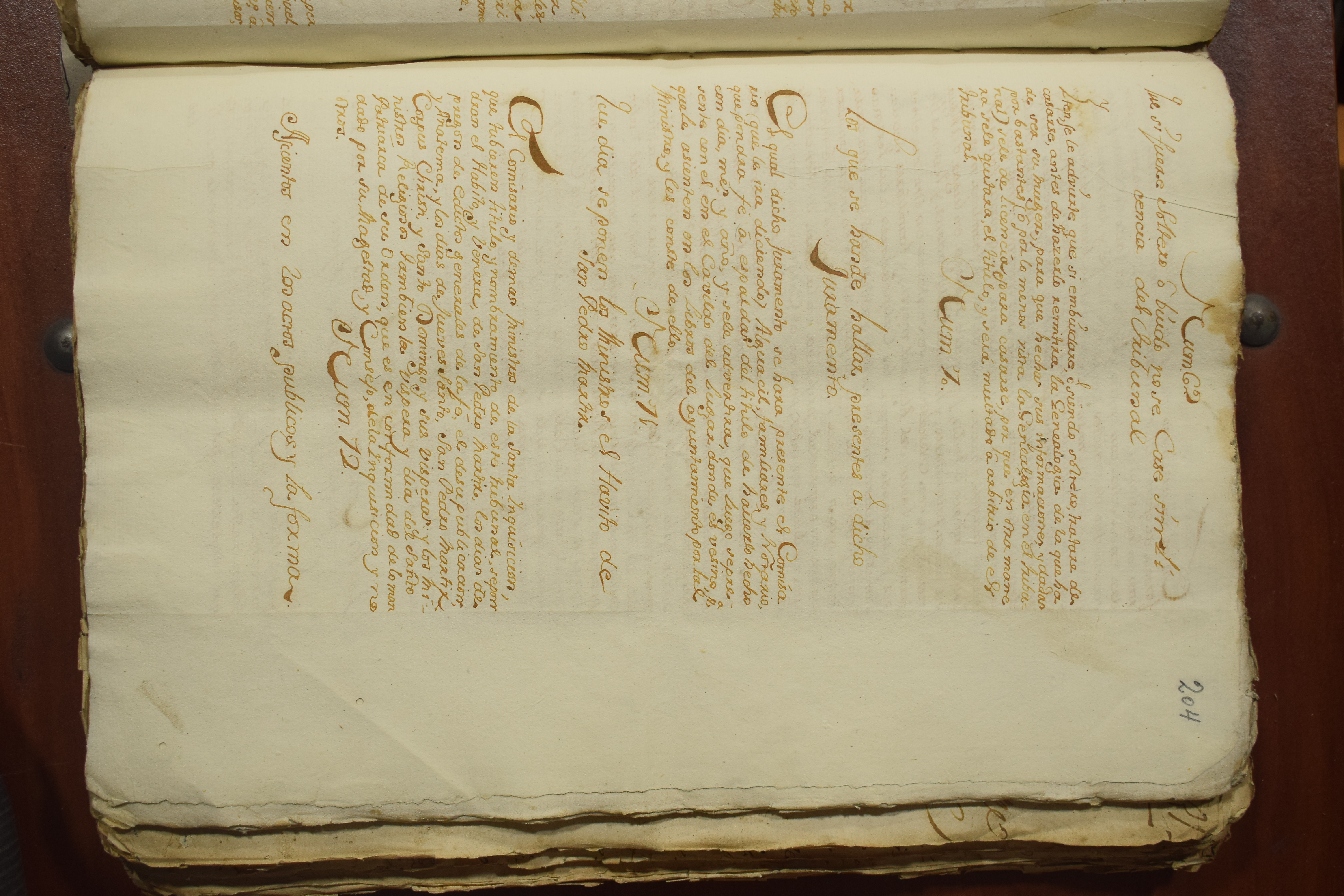 Normas sobre matrimonio, juramento y hábito de los ministros de la Inquisición