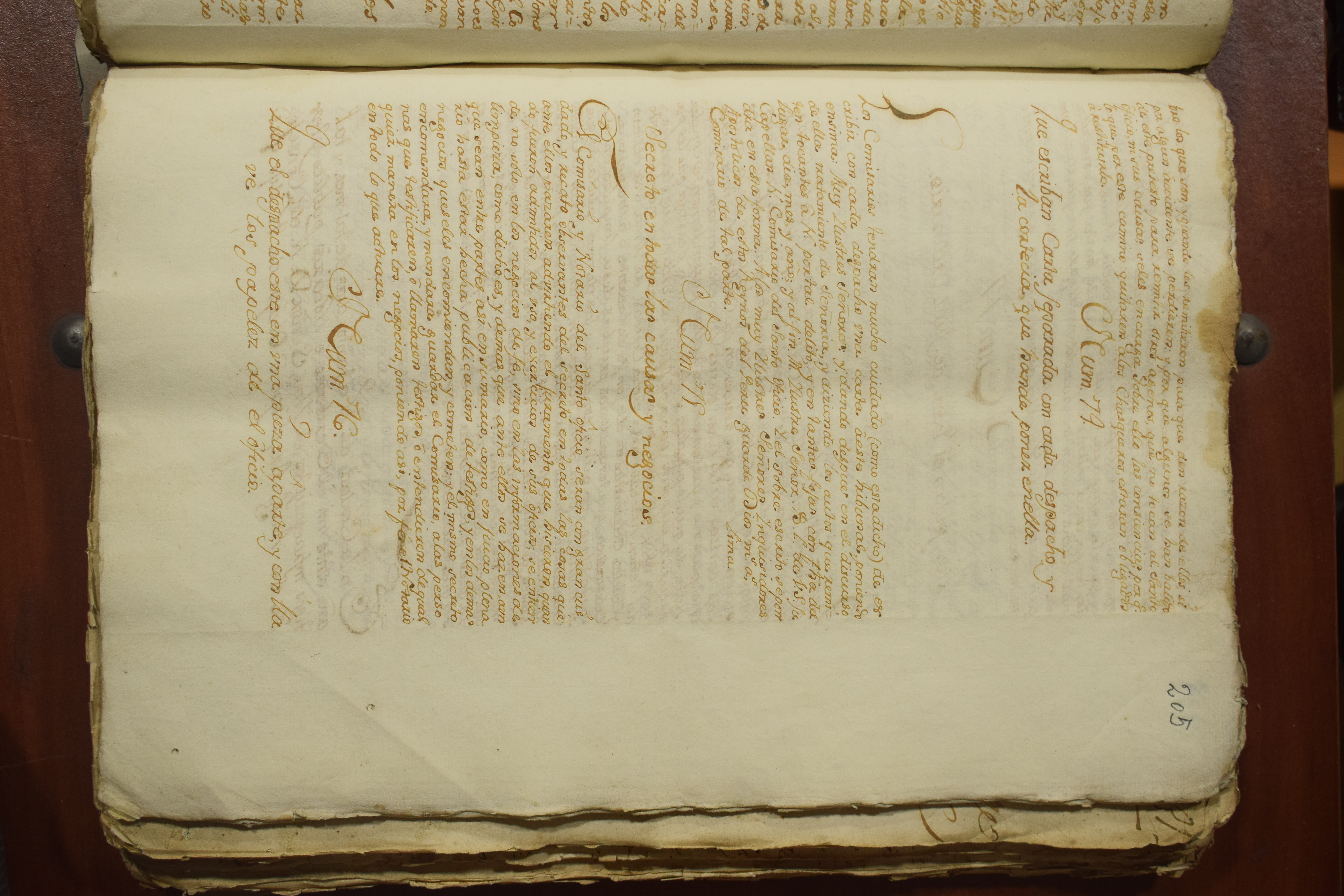Instrucciones sobre remisión de despachos y secreto del Santo Oficio